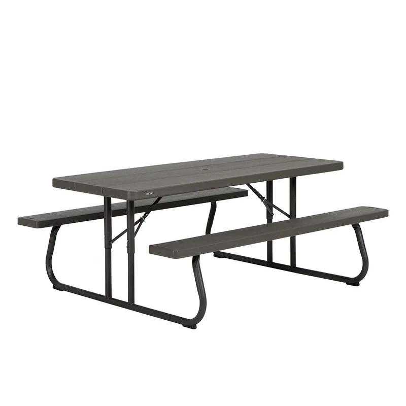 LIFETIME 60112 6 ft (1.83 m) Picnic Table (brown)