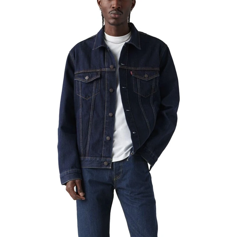 Levi's Men's The Trucker Jacket, Rinse, S
