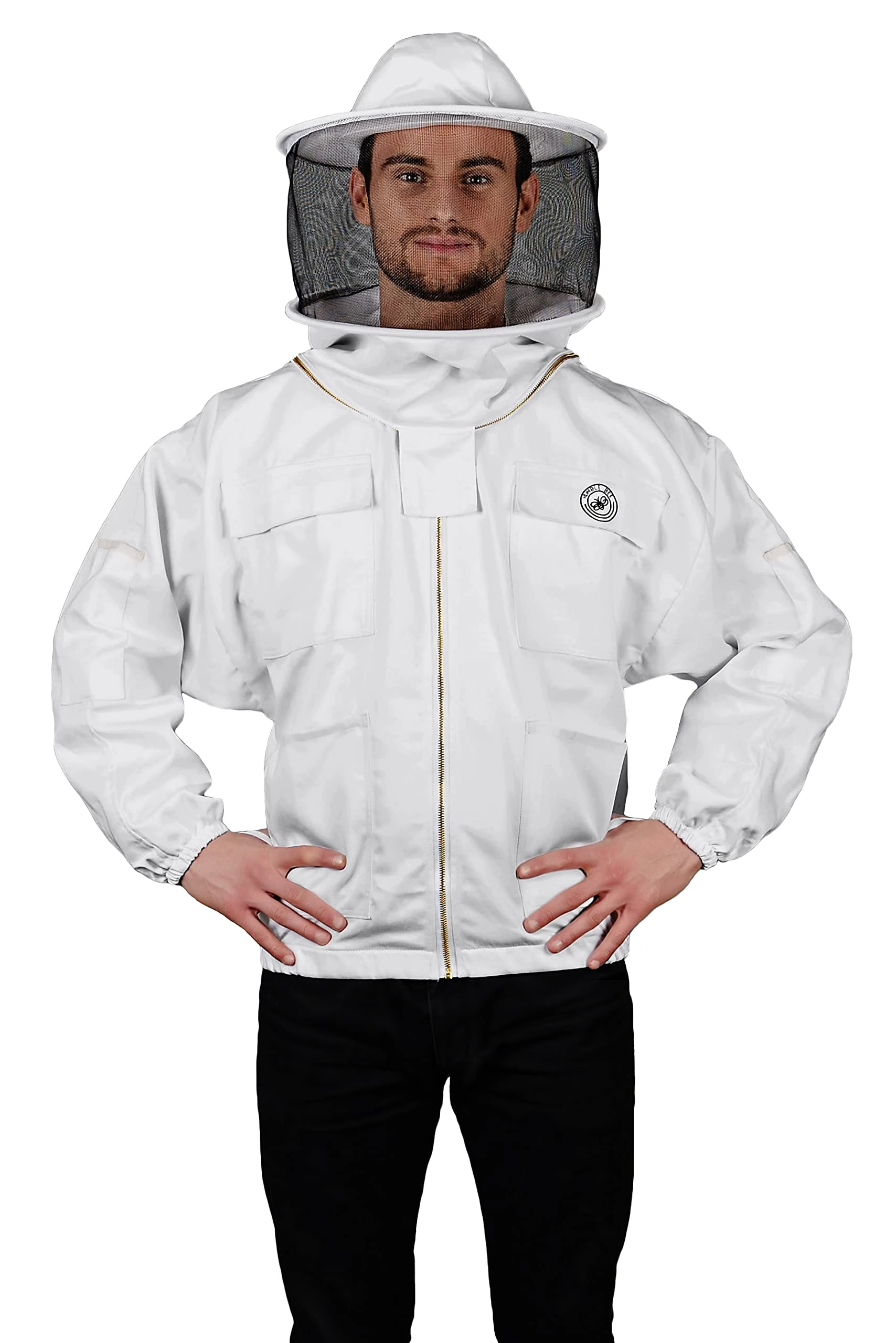Humble Bee 310 Polycotton Beekeeping Jacket With Round Veil