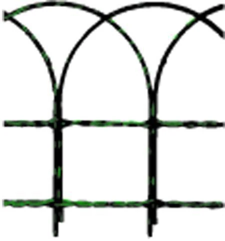 Cavallino 56519 Ornamental Mesh, Plastic, 10 m, 90 cm, Green