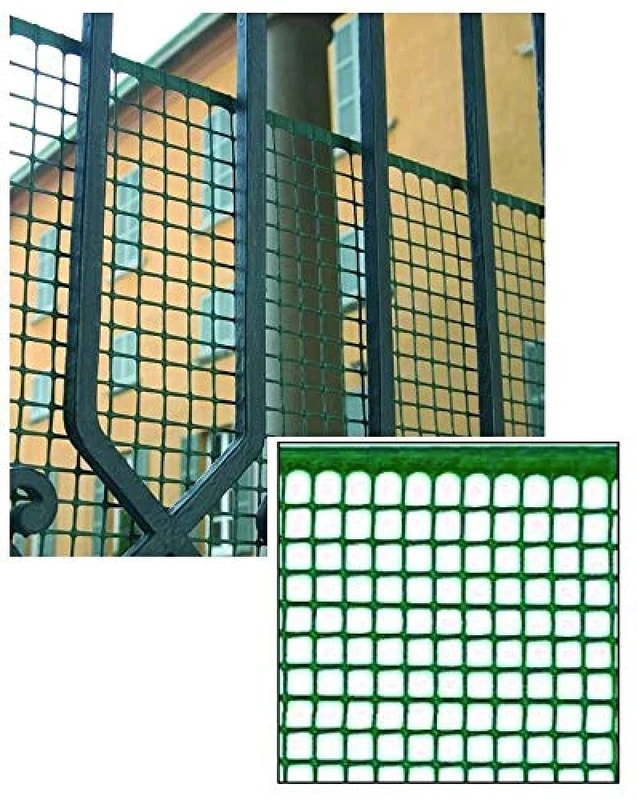 Vigor 79020 Network Plastic Quadra, 10 x 10, 50 Mt, 100 cm, White