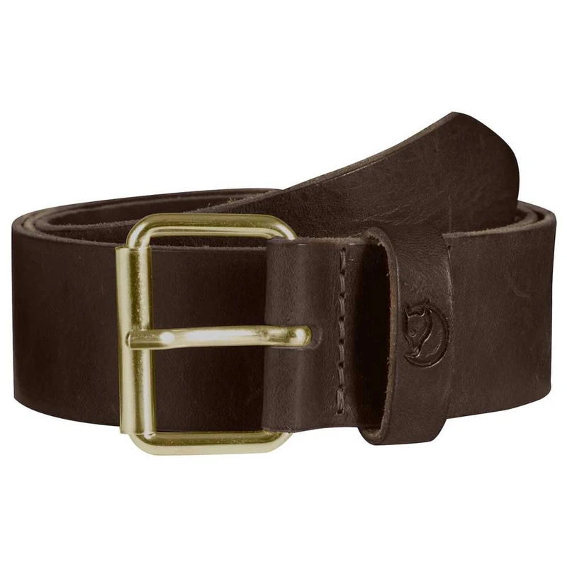 FJALLRAVEN 77281-250 Singi Belt 4 cm Belt Unisex Adult Leather Brown Size 85cm
