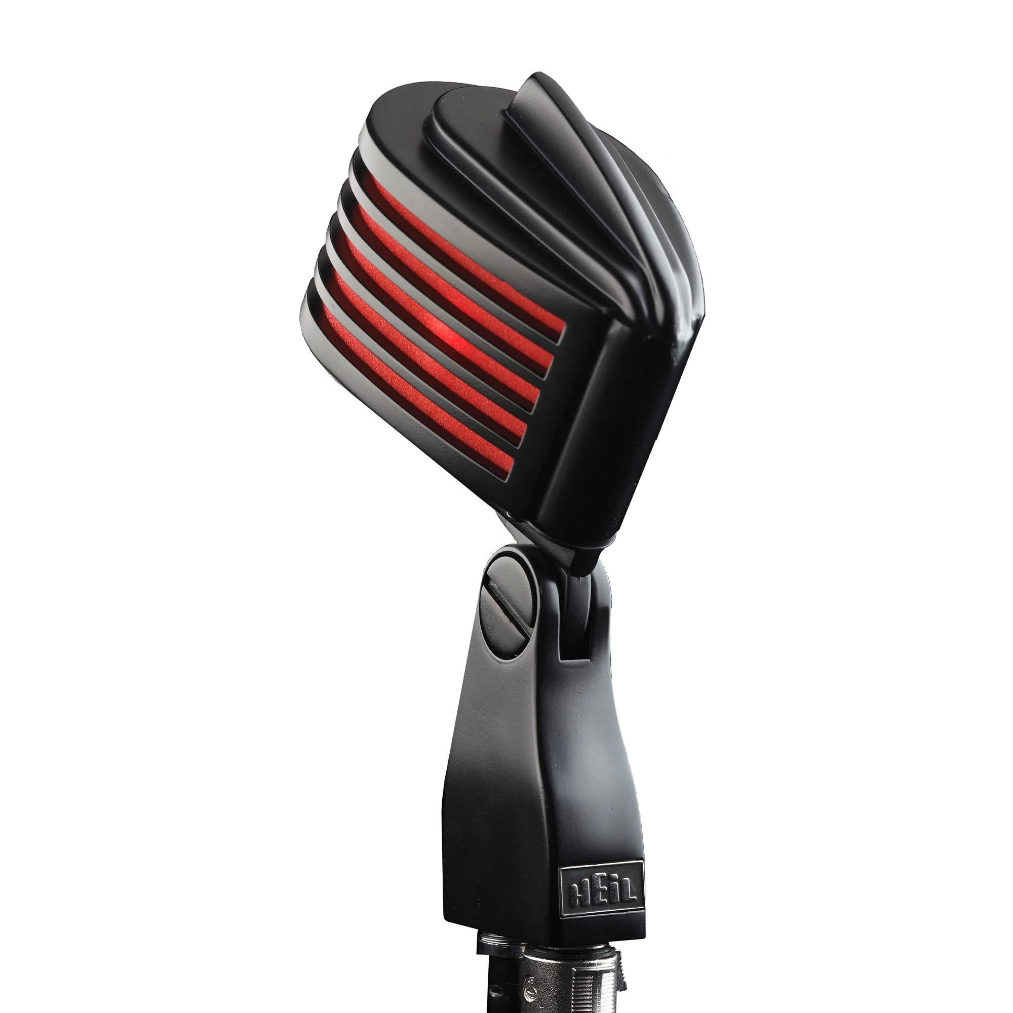 HEIL FIN-B-B BLACK MIC WITH RED LED MIC