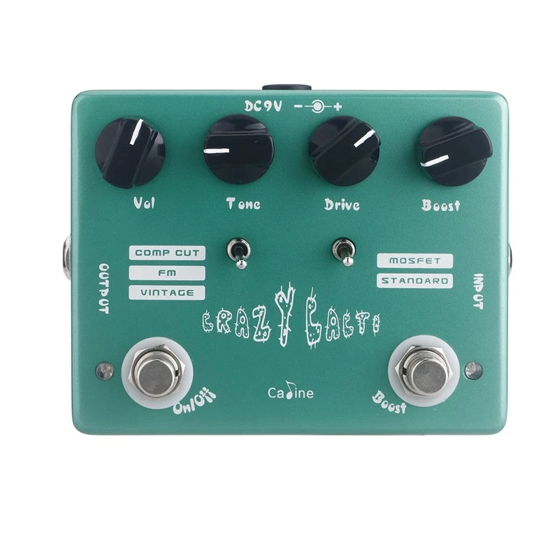 Caline CP-20 Crazy Cacti Overdrive, Green with black