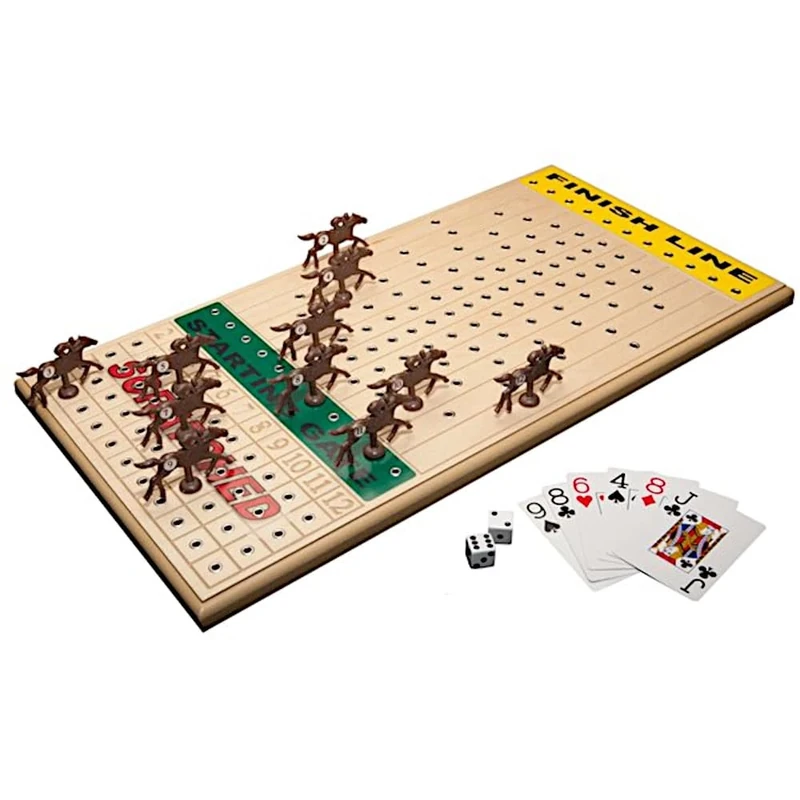 Horseracing Gametop, Maple, 2-20 Players - Image 1