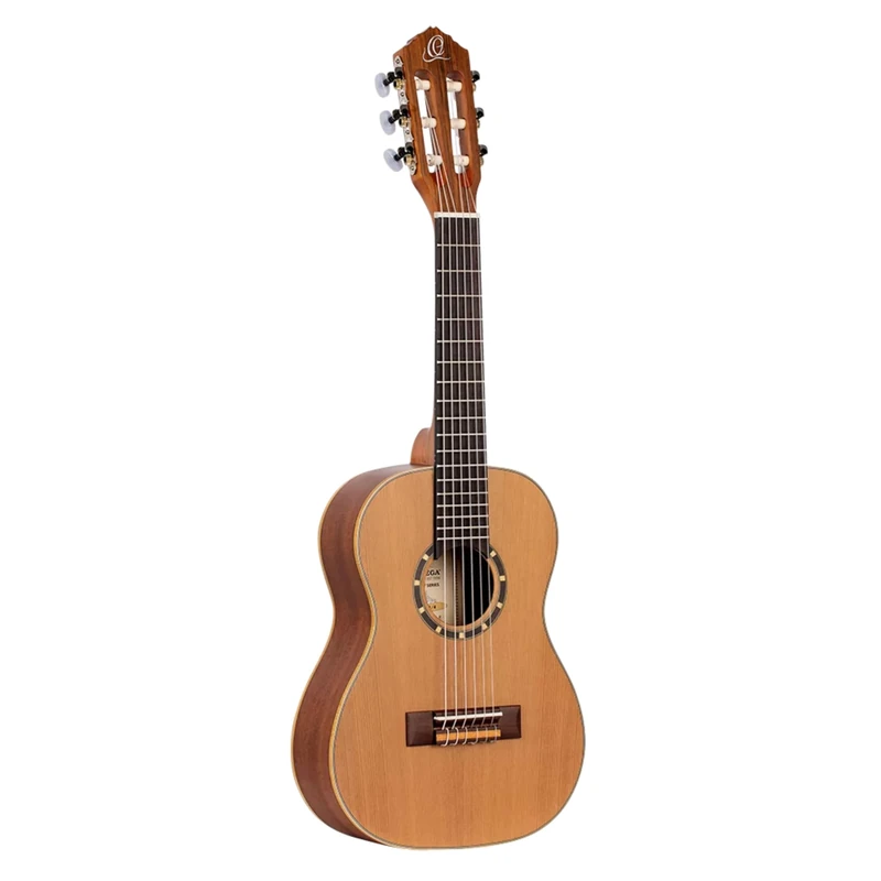 Ortega Guitars 1/4 Classical Guitar – Family Series – Including Gig Bag – Cedar, Mahogany, Natural (R122-1/4)