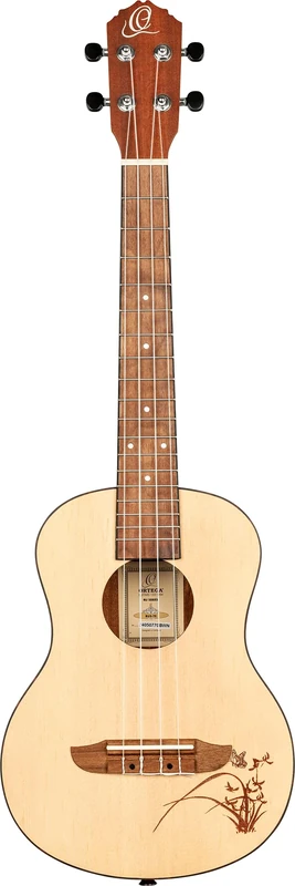 Ortega Guitars Tenor Ukulele Acoustic – Bonfire Series – Spruce, Sapele, Natural (RU5-TE)