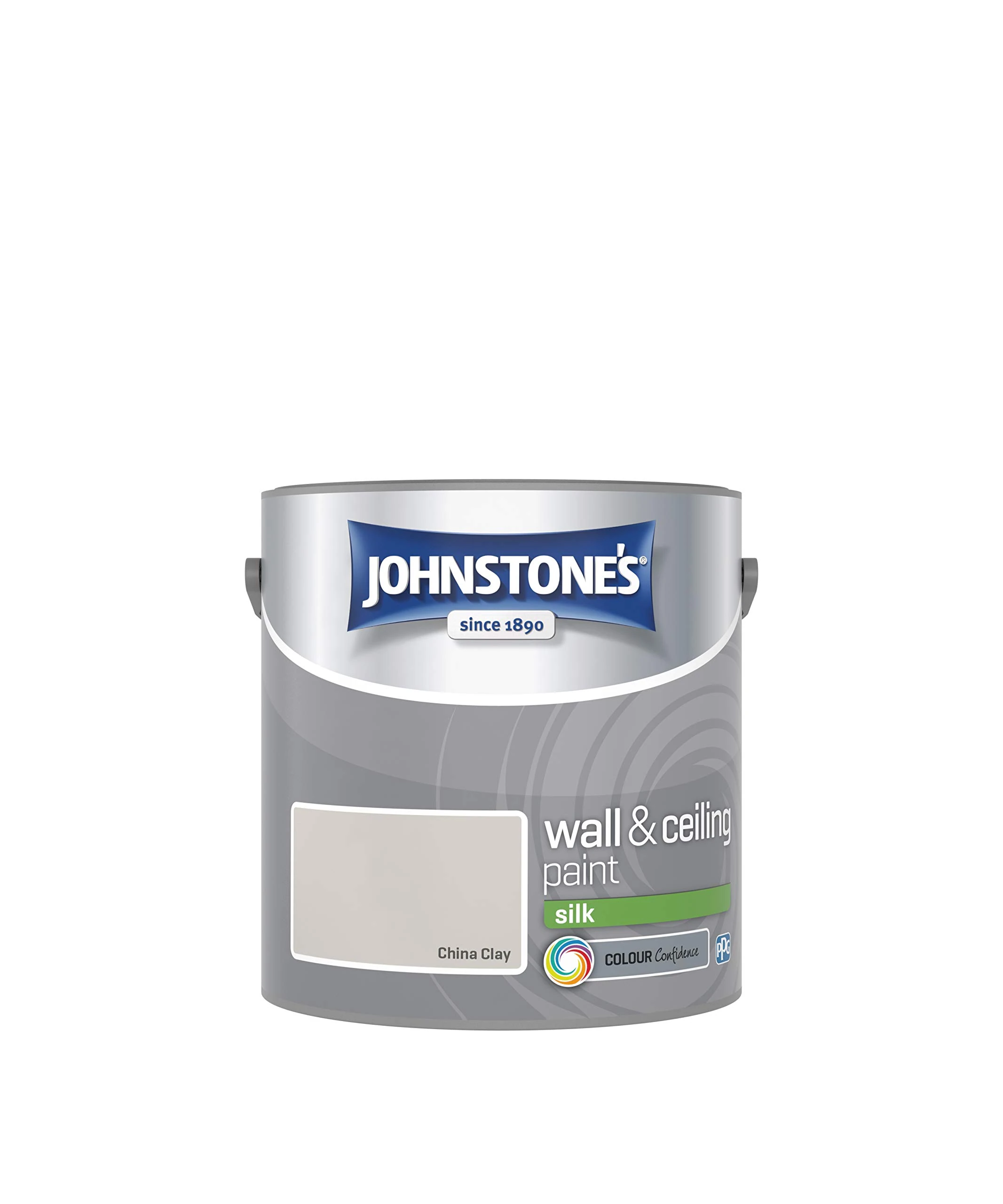 Johnstone's 306573 Vinyl Silk Emulsion - China Clay,2.5
