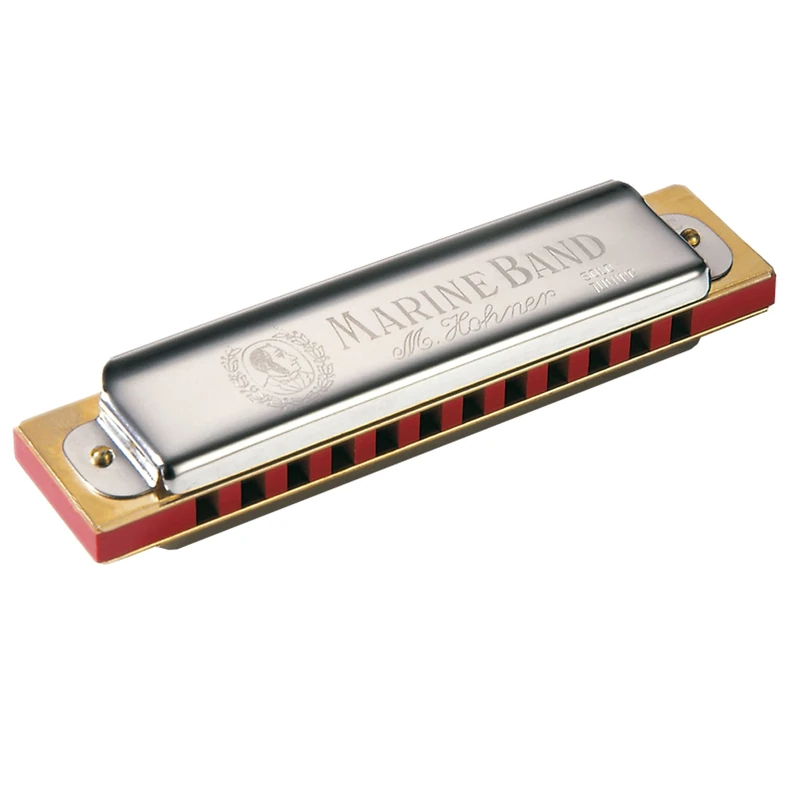 Hohner Harmonica MARINE BAND 364/24 SOLOIST - Maple Wood - Red - C Major