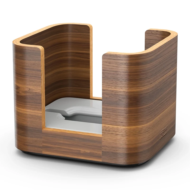 Tork 273003 Lined Dispensers, Walnut Image, 116 mm x 146 mm x 136 mm - Image 1