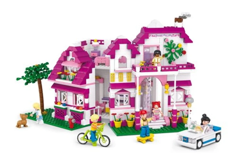 Sluban SlubanM38-B0536 Villa Building Bricks Set (Large)