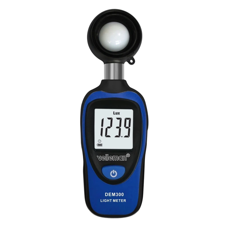 Velleman DEM300 Mini Digital Light Meter, Multi-Colour