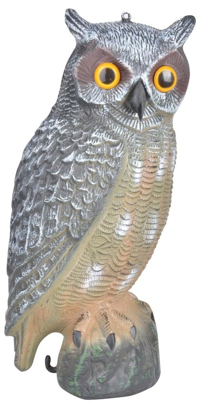 Esschert Design FY15 Owl Scare Decoy - Bird Control for Garden