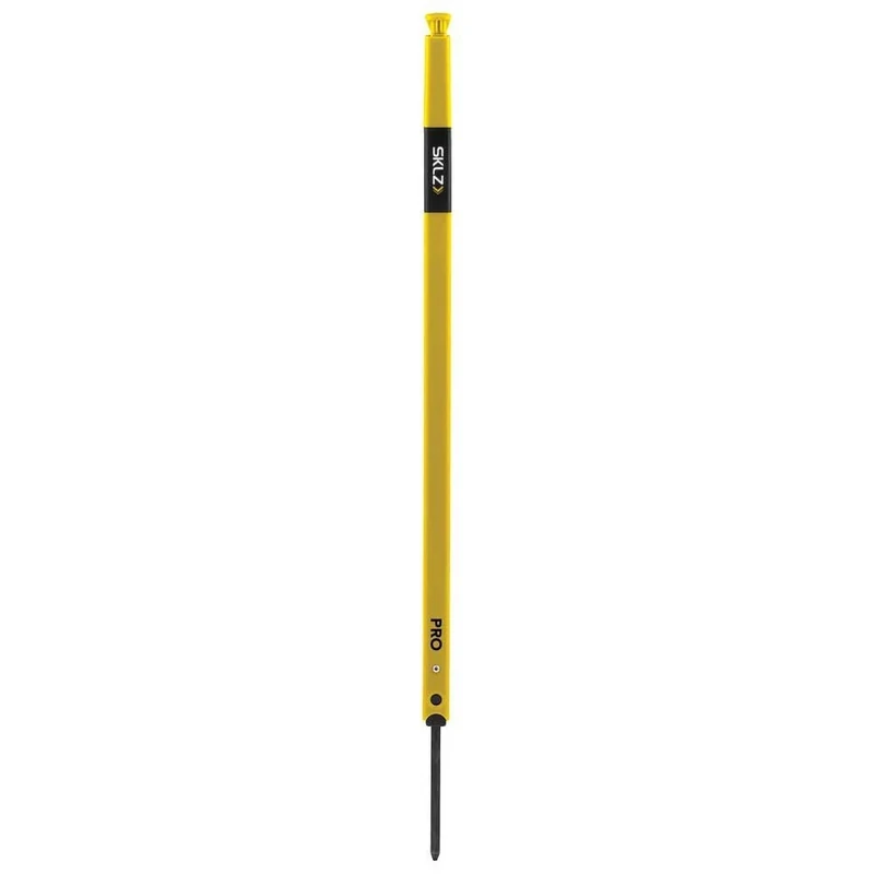 SKLZ Pro Training Agility Poles, Versatile Telescoping Design for Soccer Training, Set of 8, Ideal for Grass, Turf, Courts - Lightweight, Adjustable Heights 24cm, 45cm, 60cm for All Skill Levels