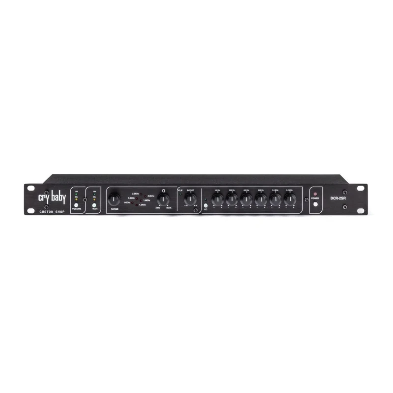 Jim Dunlop Cry Baby Custom Shop DCR-2SR Rack Module, Black, Professional Guitar Effects Processor, Rack-Mountable