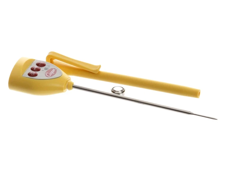 Cooper Atkins DFP450W Digital Pocket Test Waterproof Thermometer; -40 to 450°F with Protective Case, Battery, and Pocket Clip; Ideal for Industrial, Environmental, Portable, and Precision Measurement