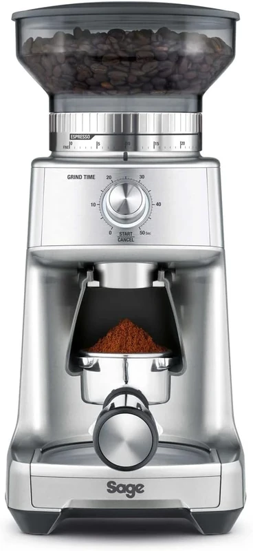 Sage - The Dose Control Pro - Precision Coffee Grinder, 60 Grind Settings - 340g Coffee Bean Capacity, with Timer - Overheat Protection - Silver