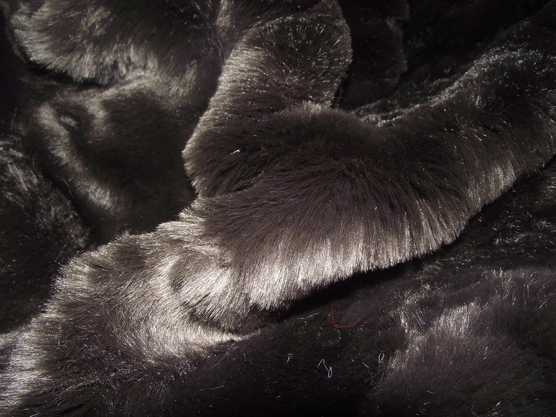 Super Luxury Faux Fur Fabric Material - Super Soft Brown, 1Mtr - 150cmx100cm