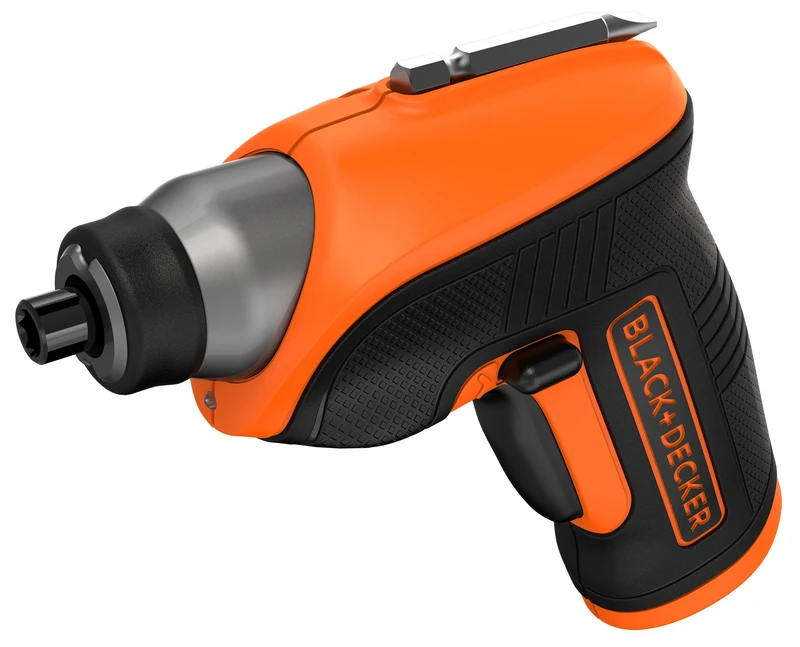 BLACK & DECKER CS3652LC-QW Atornillador 3.6v 1.5ah 5,5nm, Porta-bits 6.35mm (1/4"), Velocidad 180 RPM. Incluye Cabezal Angular, 1 Bit para Atornillar Y Cargador for Adults for Everyday use, 3.6v - Image 1