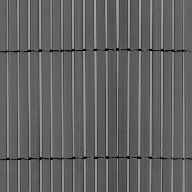 TENAX Synthetic Cane Fencing Panel - Grey - 1 x 5 m