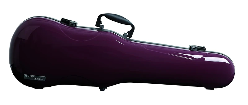 GEWA AIR 1.7 Form Shaped Violin Case high gloss violet, Made in Germany, high break resistance