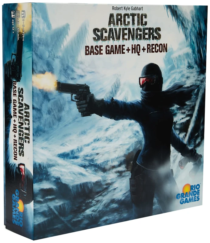 Rio Grande Games RIO515 Arctic Scavengers Board Game Base Game + HQ + Recon Expansions