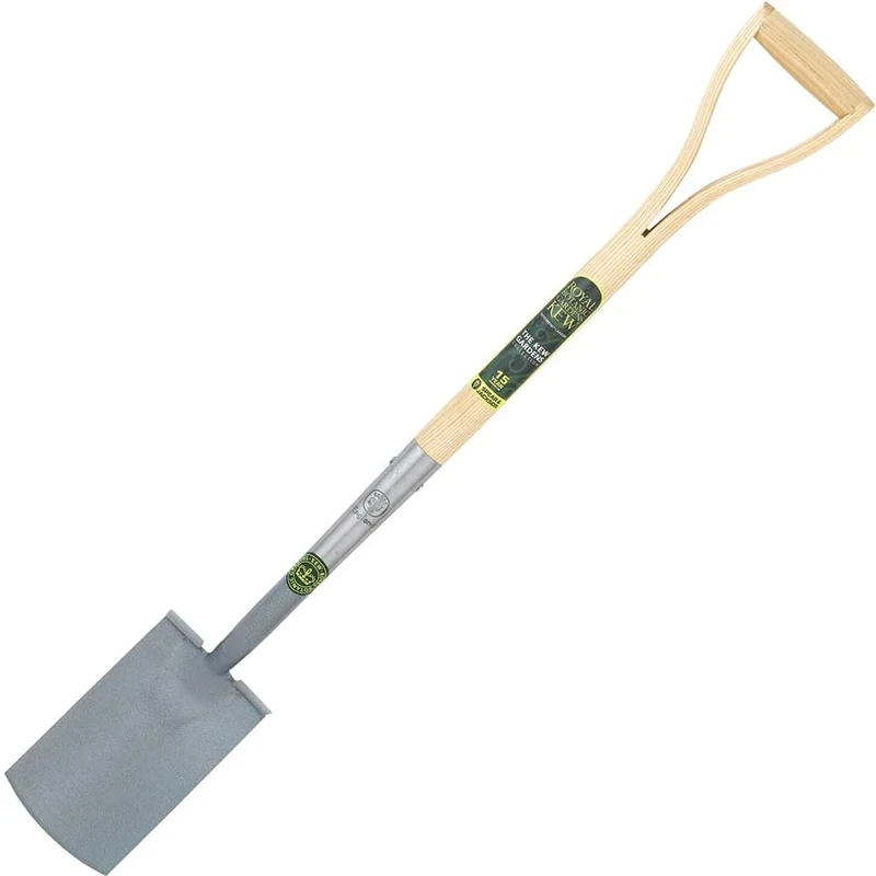 Spear & Jackson Kew Gardens 1184SYDKEW Carbon Steel Treaded Border Spade, Blue