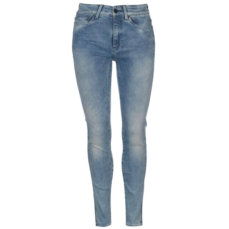 G-STAR RAW Women's 3301 Ultra High Waist Super Skinny Jeans, Blue (Medium Aged 70's 7048-5542), 24W / 30L