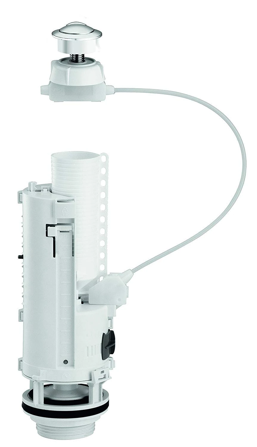Siamp 32500007 Optima 50 Flushing Mechanism, White