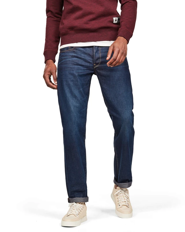 G-Star Men's 3301 Straight Jeans, Blue (dk Aged 51002-4639-89), 26W / 30L
