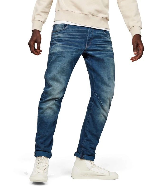 G-Star Men's Arc 3D Slim Jeans, Blue (Medium Aged 51030-6090-071), 26W / 32L
