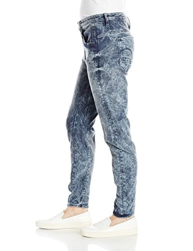 G-STAR RAW Women's Arc 3D Low Boyfriend Jeans, Blue (Dark Aged), W34/L32