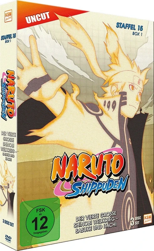 Naruto Shippuden - Staffel 15 - Box 1 - Uncut [DVD] [2007]