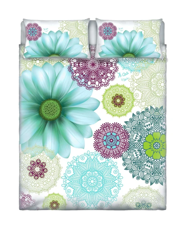 Italian Bed Linen ki-osa by Matteo Bosio Duvet Cover Set Double 250 x 200 cm multicoloured 250 x 200 cm Multicoloured 7