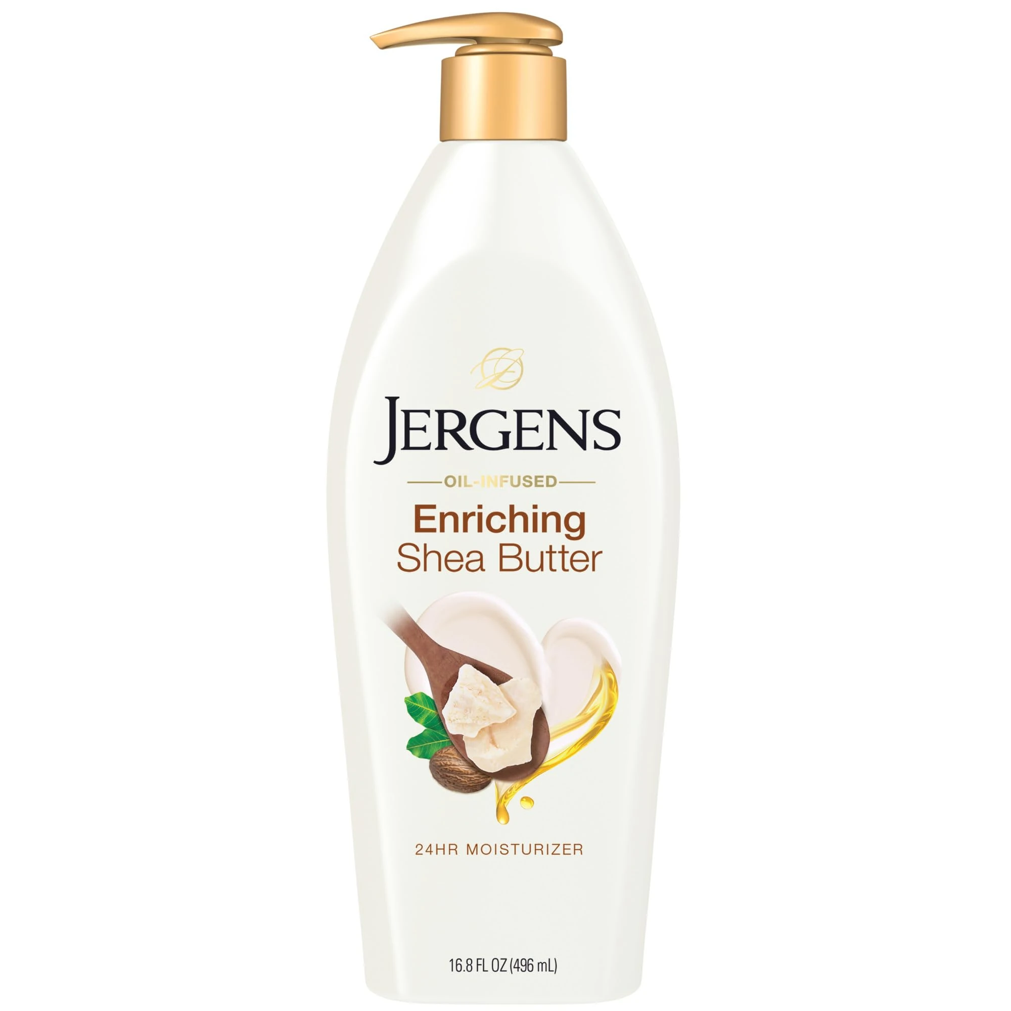 Jergens Shea Butter Deep Conditioning Moisturizer, 16.8 Fluid Ounce