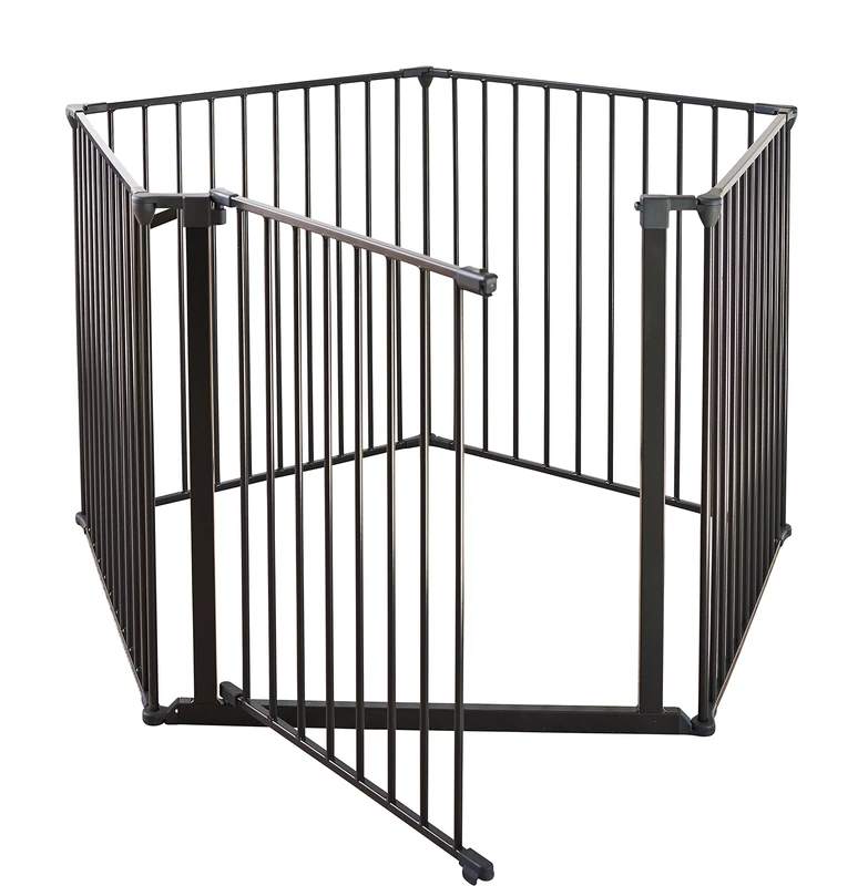 Scandinavian Pet Design SPD Pet Pen and Room Divider, Black - Image 1