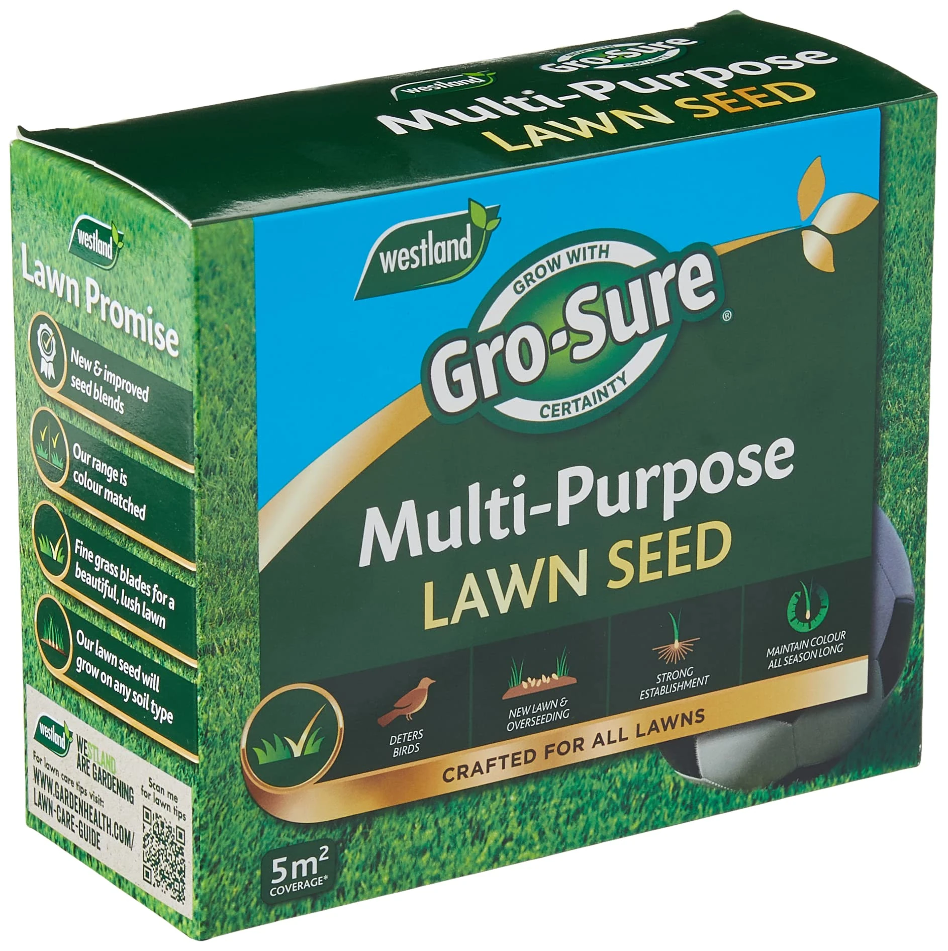 Gro-sure 20500170 Westland Gro-Sure Multi Purpose Lawn Seed