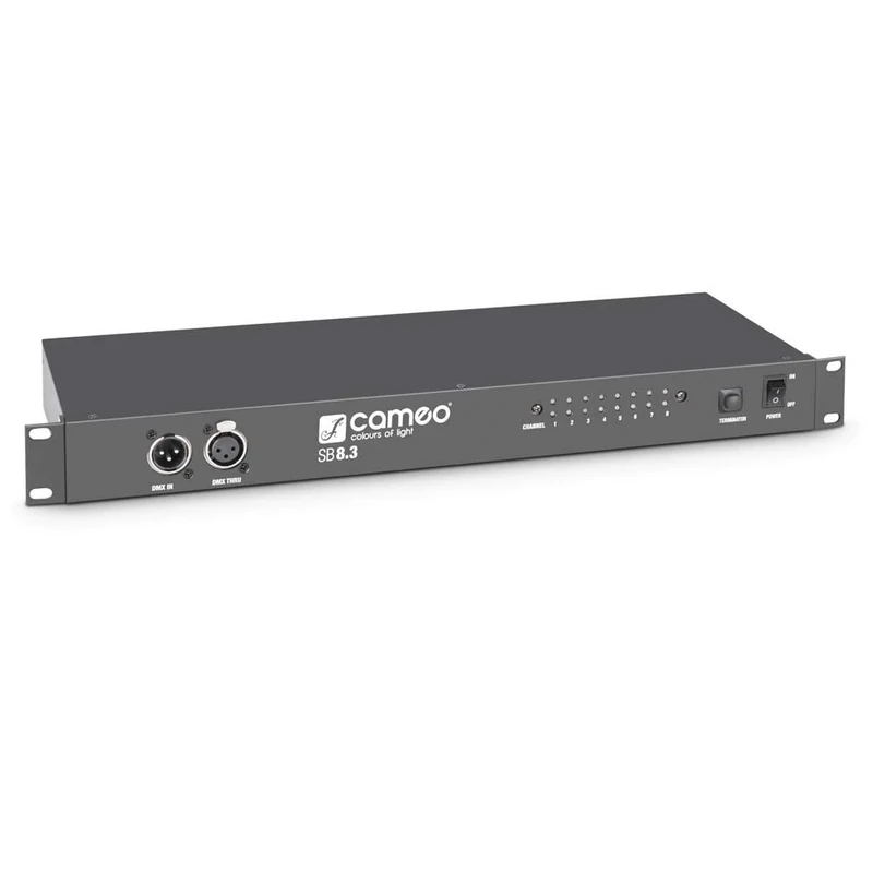 Cameo SB8.3-8-Channel DMX Splitter/Booster (3-pin)