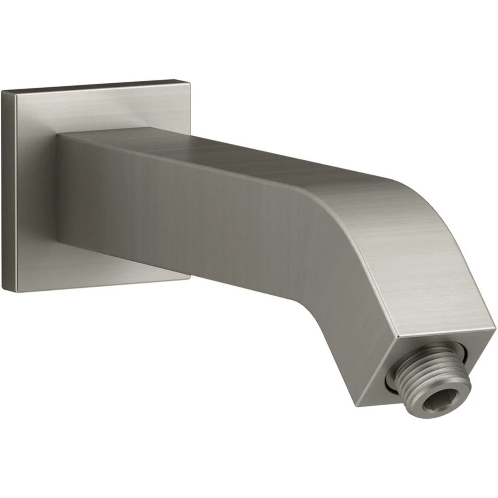 KOHLER K-99690-BN Loure Shower Arm and Flange, Vibrant Brushed Nickel