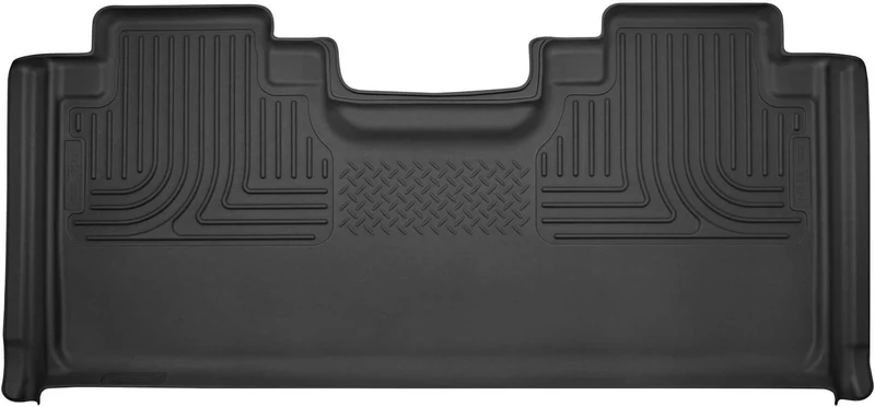 Husky Liners - X-act Contour Floor Mats | Fits 2015-2024 Ford F-150, 2017-2024 Ford F-250/F-350, 2017 Ford F-450 SD SuperCab | 2nd Row, 1 pc. | Black - 53451