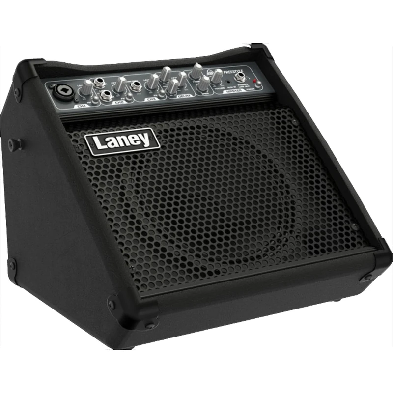 Laney AH-FREESTYLE Multi Instrument Amp– Portable 5W Combo Amp with 3 Channels, Battery or Mains Powered, Onboard Delay, EQ, XLR & Jack Inputs – Ideal for Busking, Teaching & Acoustic Sessions