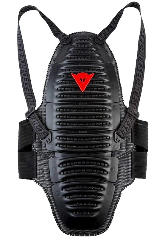Dainese - Wave 13 D1 Air Back Protector with Crash Absorb Technology, Motorbike Level 2 Certified Back Protector for Riders > 70.9 in, Breathable Backbone Protection, Adjustable, Black