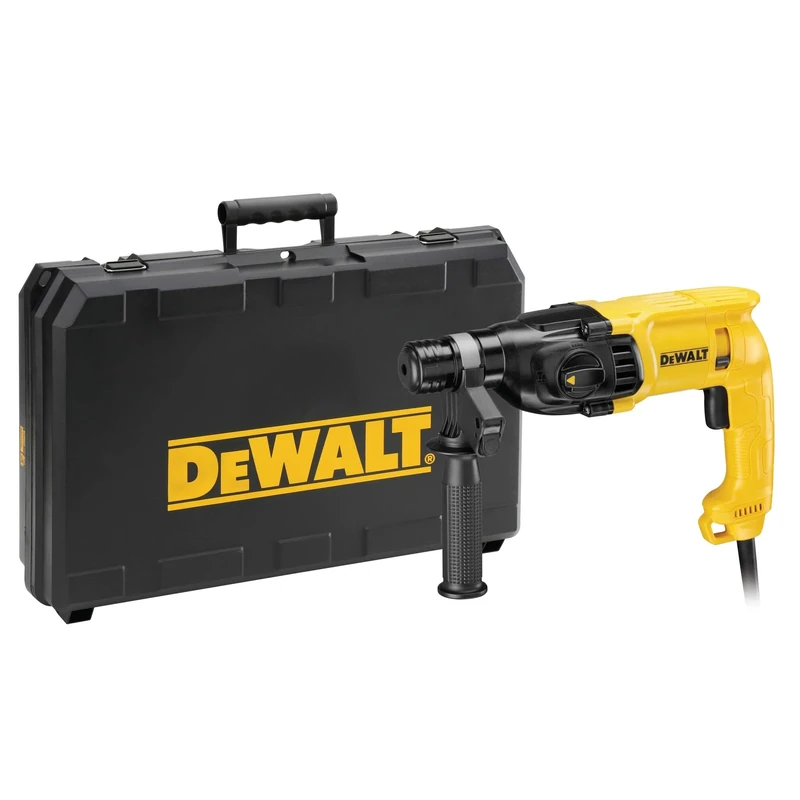 DEWALT D25033K-QS – Electric Hammer Light Combi 710W 3 Modes – 22 mm 2J – SDS Plus – P.Gun with TSTAK Case Black, Yellow