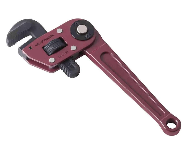 Kraftwerk 5405-290 Corner Pipe Wrench with Adjustable Head