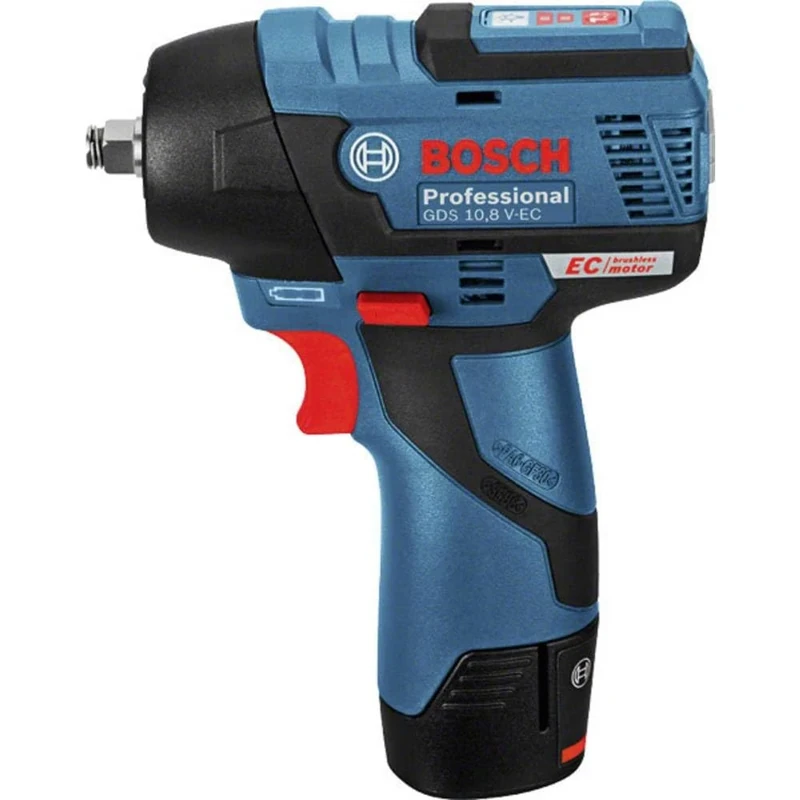 Bosch Professional 12V System GDS 12V-115 Cordless Impact Screwdriver (Without Battery, Maximum Torque: 115 Nm, in L-Box)