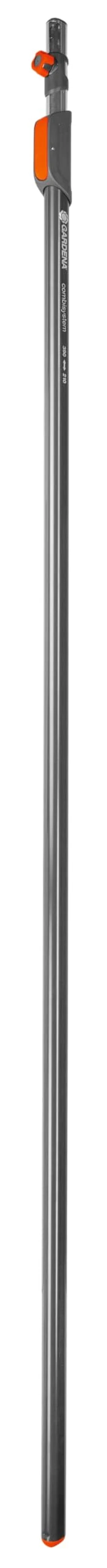 Gardena combisystem Telescopic Handle 210-390 cm: Extension handle for all combisystem tools, 210-390 cm length (individually adjustable), oval handle for increased stability, damper (3721-88)