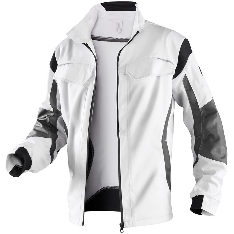 Kubler 13243314-1097-46 Size 46 "Classiq Pulse" Jacket - White/Anthracite
