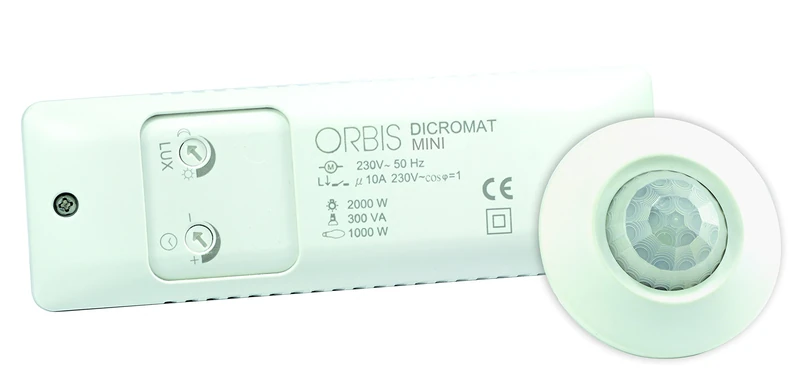 Orbis Dicromat Mini Ceiling Mounted Motion Sensor, OB133512