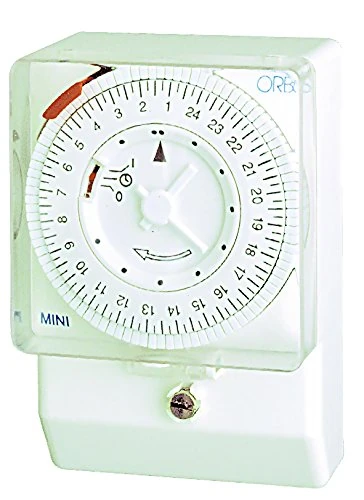 Mini QRS 230 V.INTERRUPTOR HORARIO ANALOGICO RESERVA > 100 HORAS. ESFERA 7 Dias 16 (4) A - Image 1