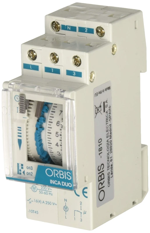 Orbis Inca Duo D - Modular Time Switch 230 V